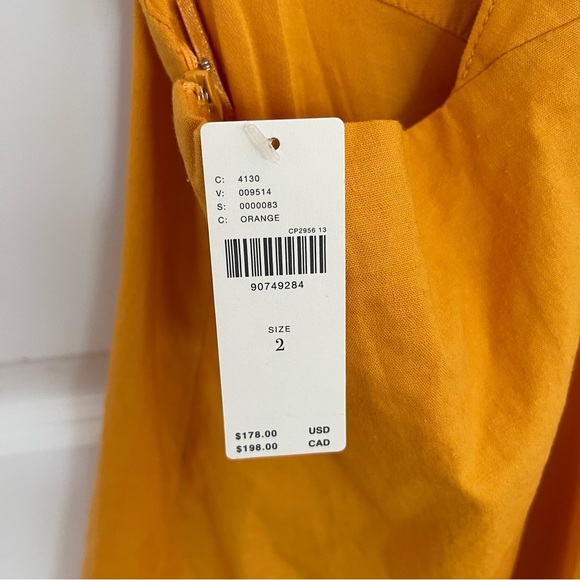 Anthropologie Asymmetrical Linen-Blend Midi Dress - Picture 5 of 11